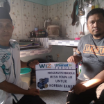 WIZ Bantu Perbaikan Mesin Pompa Air Bagi Korban Banjir Bekasi