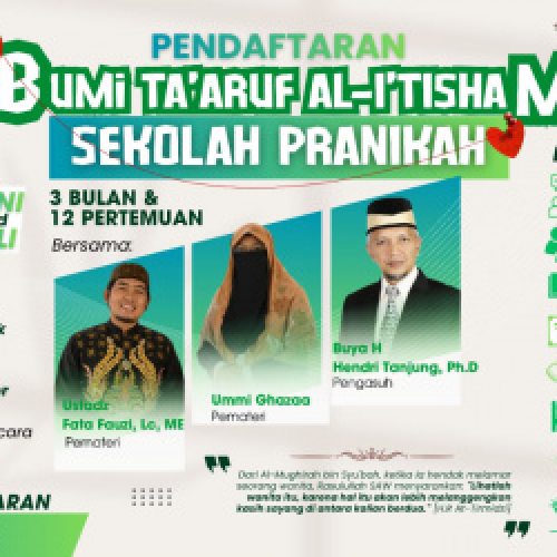 Luncurkan Bumi Ta'aruf, Yayasan Al I'tisham Siapkan Generasi Muda Menuju Pernikahan Sakinah