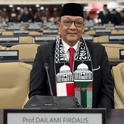 Prof. Dailami DPD RI Teguh Dukung Palestina, Dorong Sikap Tegas Pemerintah Indonesia