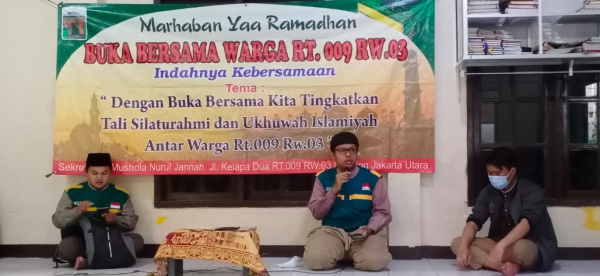 Markaz Dakwah Wahdah Sawangan Depok, Bagikan Sembako sambil Buka Puasa Bersama