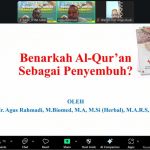 Dokter Agus Rahmadi Ungkap Al-Qur’an sebagai Syifa dalam Perspektif Kesehatan dan Ilm