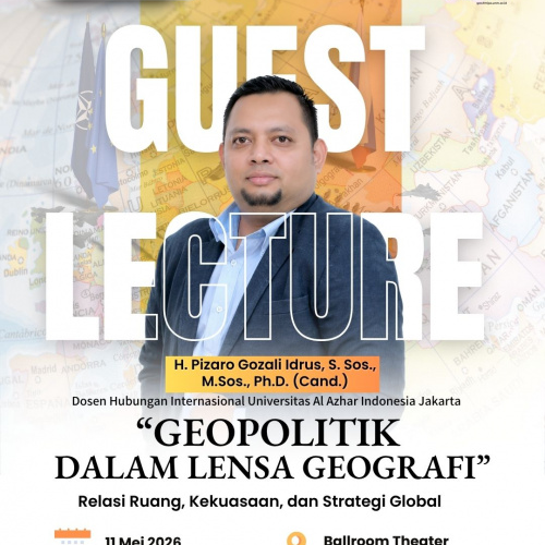 Gaza dalam Incaran Ekonomi: Pakar Ungkap Ambisi Proyek Terusan Ben Gurion di Kuliah Tamu UNM