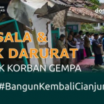 BANGUN KEMBALI CIANJUR "Yuk Patungan Dirikan Mushala Darurat dan MCK Untuk Pengungsi"