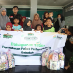 Momen Muharam, BMH Yogyakarta Salurkan Paket Perlengkapan Sekolah untuk Anak Yatim