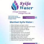 Syifa Water  : Karena Kesehatan Itu Amanah, dan Kebaikan Selalu Mengalir