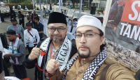 Sekjen Presidium GNAI Turut Hadir dalam Aksi Bela Palestina di Depan Kedubes AS