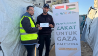 Gandeng Mitra Lokal, Laznas WIZ – KITA Palestina Distribusi Bantuan Tunai Zakat bagi Korban di Gaza
