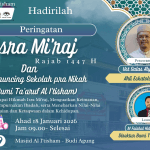 Yuk Hadiri Isra’ Mi’raj Al I’tisham: Ustadz Salas Aly Temur Angkat Pentingnya Keluarga Islami
