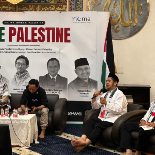 Kajian Edukasi Palestina di Masjid Cut Meutia Angkat Tema Perdamaian Dunia dan Kemerdekaan Palestina