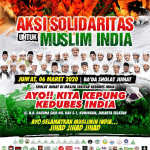 (Gambar) Aksi Solidaritas untuk Muslim India