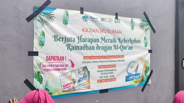 Mulai Hari Ini, Muslimah Wahdah Jabar Siap Tebar  Ifthar Sebanyak 1.000 Paket