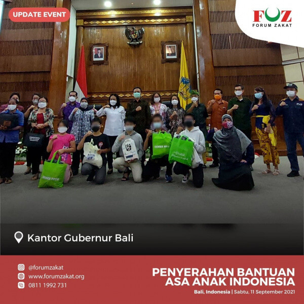 FOZ Dan Kementerian PPPA Serahkan Bantuan Asa Anak Indonesia di Bali