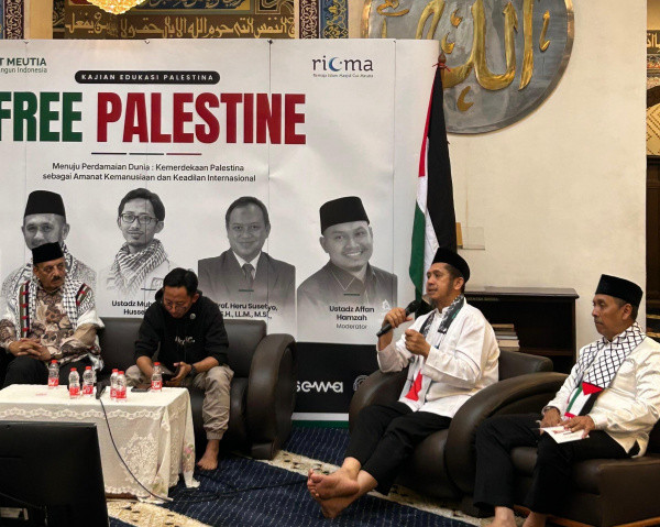 Kajian Edukasi Palestina di Masjid Cut Meutia Angkat Tema Perdamaian Dunia dan Kemerdekaan Palestina