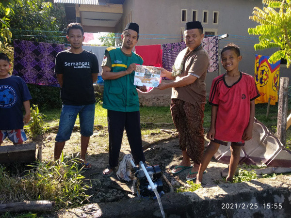 Krisis Air Bersih, Kampus Umar Usman Bersama Laznas Wiz Bangun Sumur Bor untuk Warga Majene