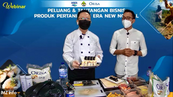 Beras Orisa Gelar Webinar Bisnis Produk Pertanian