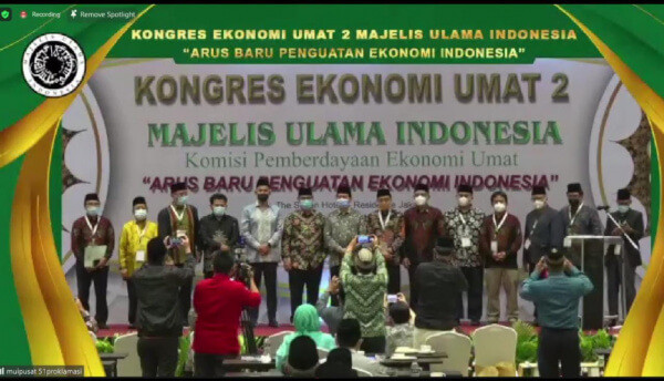 Wapres KH Ma'ruf Amin, Tutup Kongres Ekonomi Umat II MUI