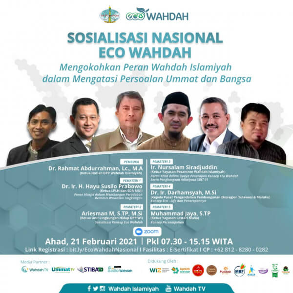 Wahdah Islamiyah Akan Sosialisasikan Program Nasional Atasi Permasalahan Lingkungan Hidup