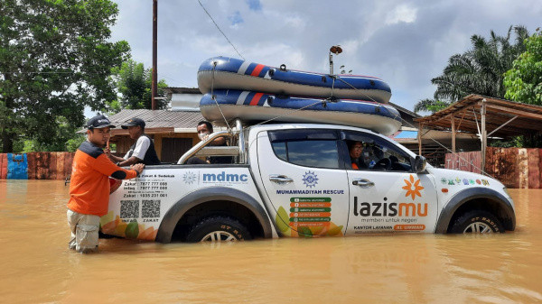 Respon Banjir Tanah Bumbu, Muhammadiyah Kalsel Terjunkan Relawan