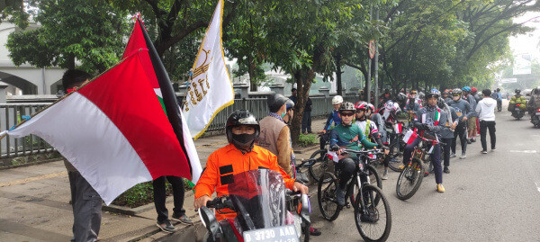 Pekan Solidaritas Palestina 2021: AWG Gelar Gowes Al-Aqsa 115 km dari Bandung ke Tasikmalaya