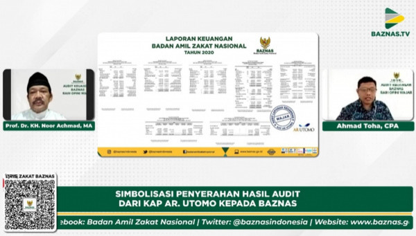 Audit Keuangan BAZNAS 2020 Raih Opini Wajar Tanpa Pengecualian