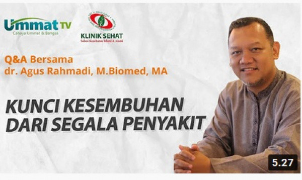 (Video) dr. Agus Rahmadi : Kisah Nyata Kesembuhan Penyakit TBC Kelenjar