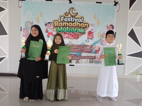 SDIT Arraihan  Soppeng Kirim Tiga Perwakilan Lomba, Pada Festival Ramadhan Mubarak Kids