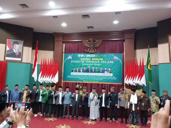 Kebersamaan dan Keikhlasan Jadi Kunci Kekuatan Umat di Raker Forum Ormas Islam Kabupaten Bogor