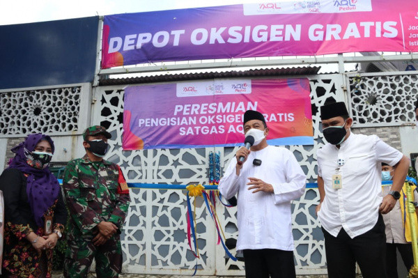 AQL Peduli Resmikan Depot Oksigen Medis Gratis, Masyarakat Tak Perlu Takut Kehabisan
