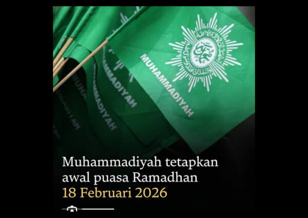 Kalender Hijriyah Global Tunggal,   Muhammadiyah Tetapkan 1 Ramadhan 1447 H Rabu 18 Februari  2026