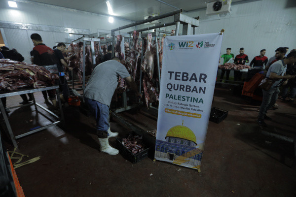 Wahdah Inspirasi Zakat Sukses Laksanakan Qurban di Palestina