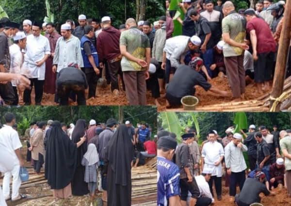 Nasihat  Ustadz Yusran Anshar di Pemakaman Putra Pendiri Wahdah Islamiyah