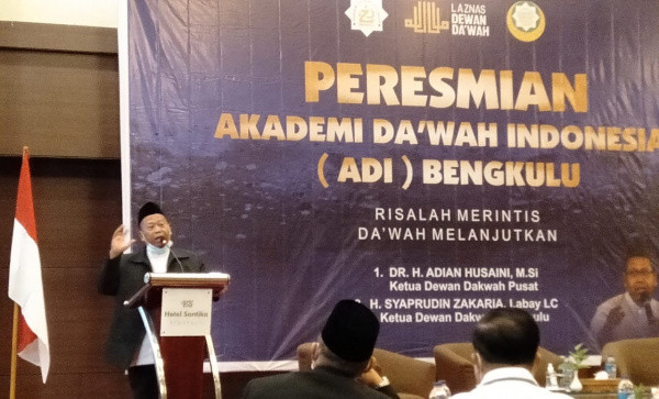 Dewan Da'wah Resmikan Akademi Da'wah Bengkulu