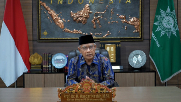 Pimpinan Muhammadiyah Prof Haedar Sampaikan Tahniah atas Muktamar V Wahdah Islamiyah,