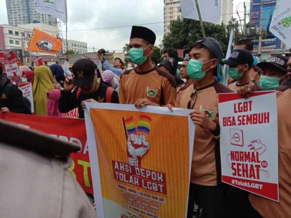 Komunitas Pemuda dan Ormas se-Kota Depok Gelar Aksi Tolak LGBT