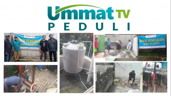 Melalui Ummat TV Peduli Sebagai Jembatan Penerima Bantuan Air Bersih