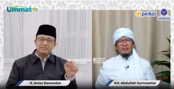 (VIDEO) Pak Anies dan Aa Gym : Dipuji Tidak Terbang di Caci Tidak Tumbang