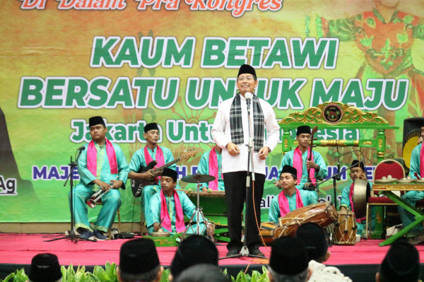 Dibuka 9 Juni, Marullah Matali: Kongres MAPKB Cermin Komitmen Betawi Majukan Jakarta