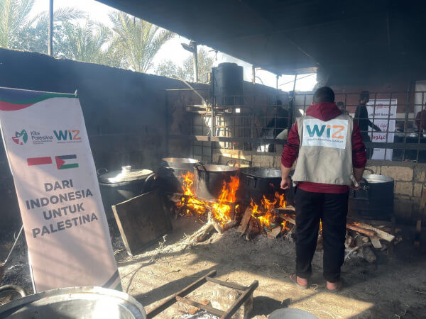 WIZ Buka Dapur Umum di Gaza Palestina