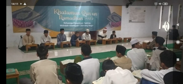 (Cerita Pasca lebaran)  Santri SMA Wahdah Cibinong Jadi Imam dan Khotib Shalat Ied