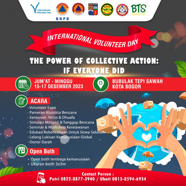 Hari Relawan Internasional Digelar di Bogor