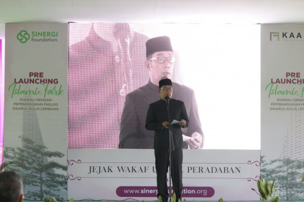 Dukung Islamic Park, Ridwan Kamil Arsiteki Masjid di Kawasan Wakaf Terpadu Lembang
