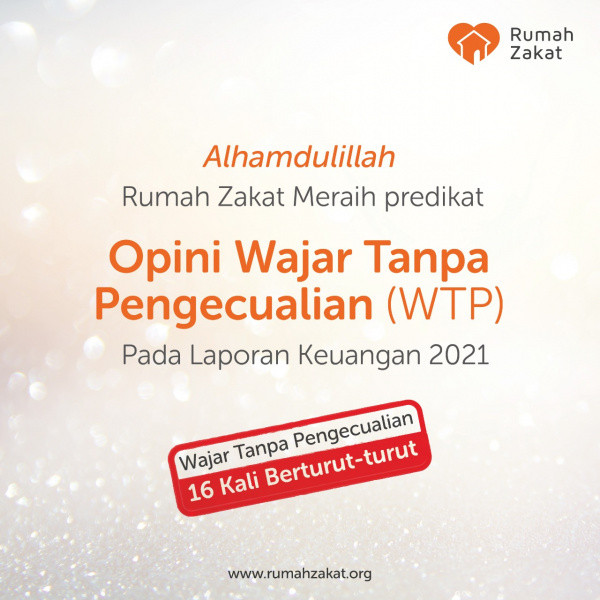 16 Kali Rumah Zakat Raih Predikat WTP