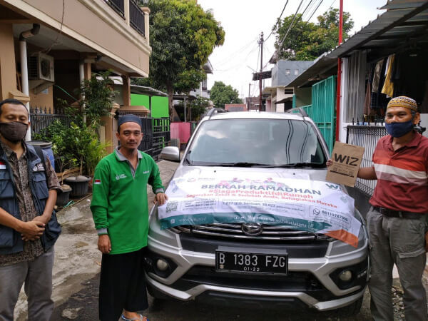 Paket Sembako untuk Jurnalis Muslim Terdampak Pandemi Covid-19 Disambut Suka Cita