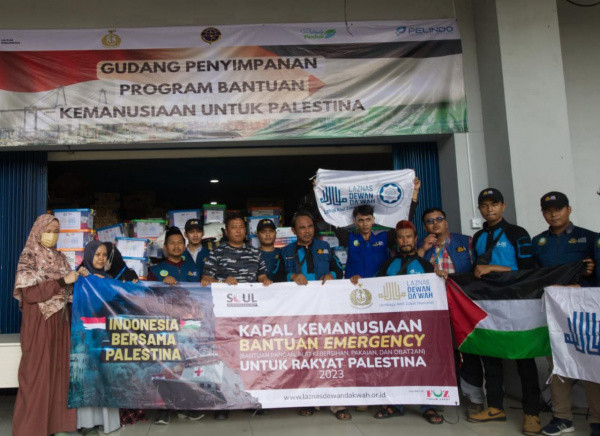 Bersama TNI AL, Laznas Dewan Dakwah akan Layarkan Ratusan Paket Bantuan untuk Palestina