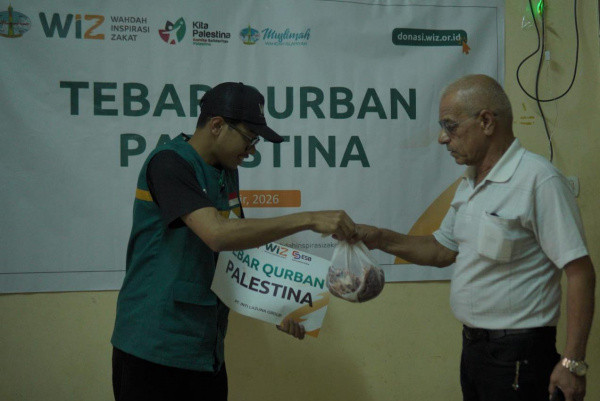 Tembus Batas Negara, Lazuna Salurkan Qurban untuk Pengungsi Palestina dan Sudan di Mesir