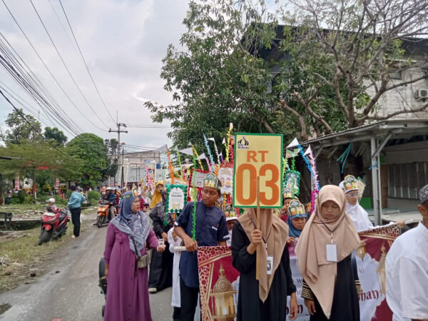 Ribuan Peserta Tarhib Ramadhan DKM Al- Ikhlas, Padati Lingkungan Perumahan VGH