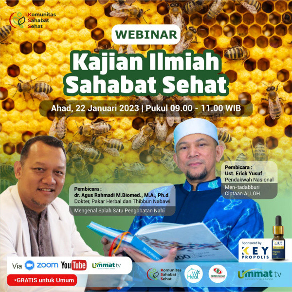 (Info)  Nantikan besok Pagi Kajian Ilmiah Bersama dr Agus Rahmadi dan Ust Erik Yusuf