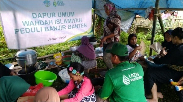 Alhamdulillah, Dapur Umum Buat Pengungsi Lebak Banten Terwujud