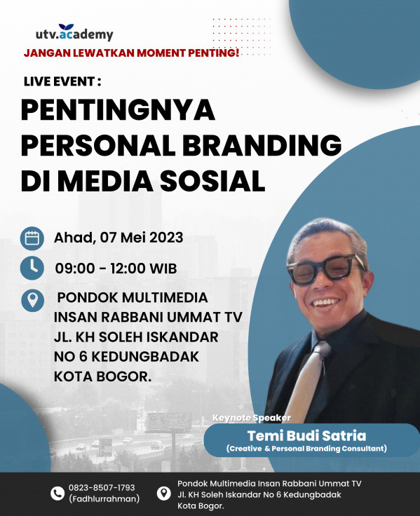 UTV Academy Selenggarakan Pelatihan Personal Branding