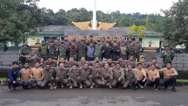 Garuda Lakukan Pelatihan  Bela Negara di Bawah Binaan Dan Denma Kostrad TNI AD Kariango